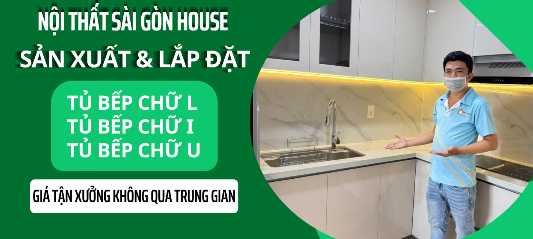 THIẾT KẾ & SẢN XUẤT TỦ BẾP 