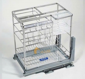 GIÁ ĐỰNG DAO THỚT CHAI LỌ ĐA NĂNG NAN DẸT INOX 304