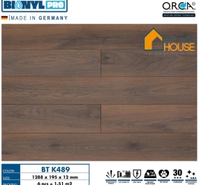 Sàn gỗ Binyl BTK489 (12mm) - Giá Vật Tư: 665.000Vnd/m2
