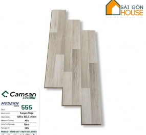 Sàn gỗ Camsan 555 (8mm) - Giá Vật Tư: 375.000Vnd/m2 