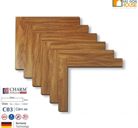 Sàn gỗ Charm xương cá C03 (12mm)