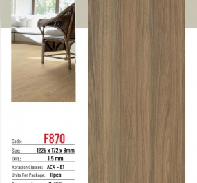 Sàn Gỗ Fortune F870 (8mm) Giá Vật Tư: 315.000 Vnd/m2