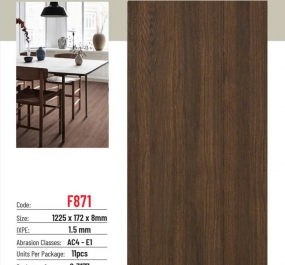 Sàn Gỗ Fortune F871 (8mm) Giá Vật Tư: 315.000 Vnd/m2