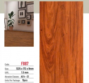 Sàn Gỗ Fortune F887 (8mm) Giá Vật Tư: 315.000 Vnd/m2