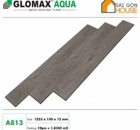 Sàn Gỗ Glomax AQua A813 (12mm) - Giá Vật Tư: 335.000 Vnđ/m2