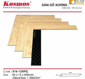 Sàn gỗ Kosmos xương cá X16-1 (12mm)