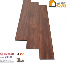 Sàn gỗ Morser MC136 (8mm) Giá Vật Tư: 260.000 Vnd/m2