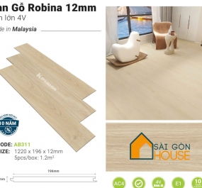 Sàn gỗ Robina AB311 (12mm) - Giá Vật Tư: 479.000 Vnd/m2