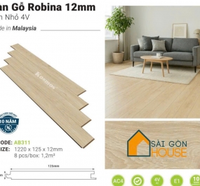 Sàn gỗ Robina AB311 (12mm) - Giá Vật Tư: 479.000 Vnd/m2