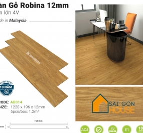 Sàn gỗ Robina AB314 (12mm) - Giá Vật Tư: 479.000 Vnd/m2