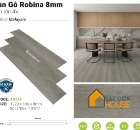 Sàn gỗ Robina AB318 (8mm) - Giá Vật Tư: 369.000 Vnd/m2