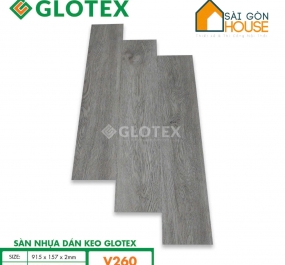 Sàn Nhựa Glotex 2mm Keo Sẳn V260