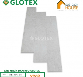 Sàn Nhựa Glotex 2mm Keo Sẳn V269