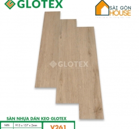 Sàn Nhựa Glotex 2mm Keo Sẳn V261