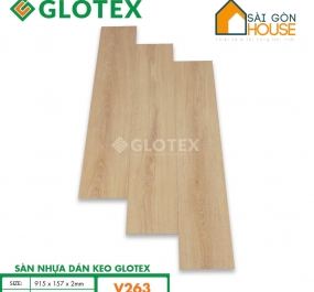 Sàn Nhựa Glotex 2mm Keo Sẳn V263