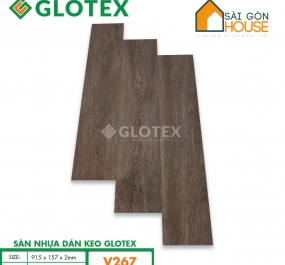 Sàn Nhựa Glotex 2mm Keo Sẳn V267 