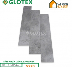 Sàn Nhựa Glotex 2mm Keo Sẳn V270