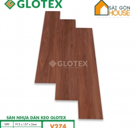Sàn Nhựa Glotex 2mm Keo Sẳn V274