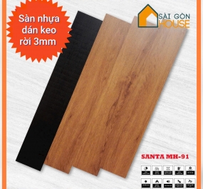 Sàn nhựa dán keo TA-91 (3mm) - Giá 150.000 đ/m2