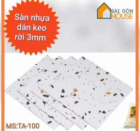Sàn nhựa dán keo TA-100 (3mm)