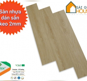Sàn nhựa dán keo Glotex  V263 (2mm) - Giá 110.000 đ/m2 
