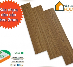 Sàn nhựa dán keo Glotex V266 (2mm)  - Giá 110.000 đ/m2 