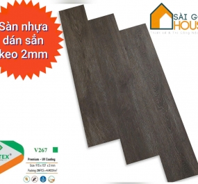 Sàn nhựa dán keo Glotex  V267 (2mm) - Giá 110.000 đ/m2 