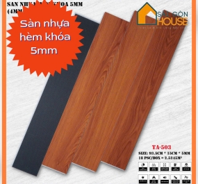 Sàn nhựa hèm khóa TA-503 (5mm)
