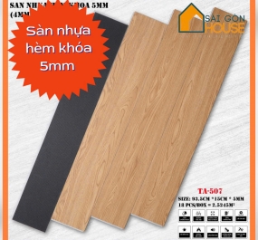 Sàn nhựa hèm khóa TA-507 (5mm)