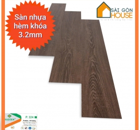 Sàn nhựa hèm khóa Glotex P:324 (3.2mm) Giá: 190.000 đ/m2