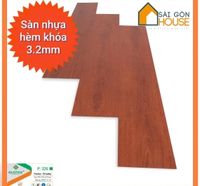 Sàn nhựa hèm khóa Glotex P: 326 (3.2mm) Giá: 190.000 đ/m2