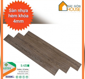 Sàn nhựa hèm khóa Glotex S472 (4mm) Giá: 225.000 đ/m2