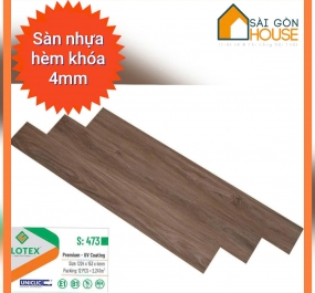 Sàn nhựa hèm khóa Glotex S473 (4mm) Giá: 225.000 đ/m2