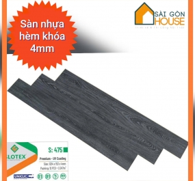 Sàn nhựa hèm khóa Glotex S475 4mm) - Giá: 225.000 đ/m2