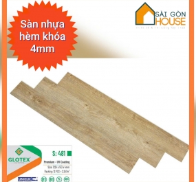 Sàn nhựa hèm khóa Glotex S481 (4mm) - Giá: 225.000 đ/m2