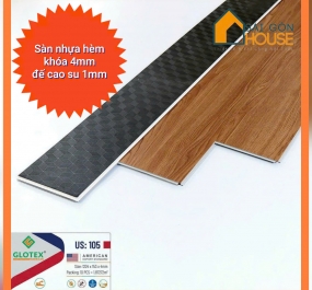 n nhựa hèm khóa Glotex US:105 (4mm) Giá: 245.000 đ/m2