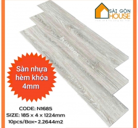 Sàn nhựa hèm khóa Kosmos N1685 (4mm) - Giá: 232.000 đ/m2