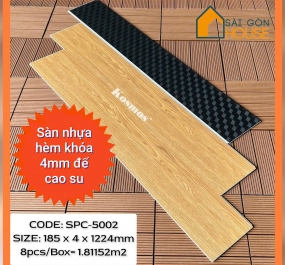 Sàn nhựa hèm khóa Kosmos SPC5002 (4mm) - Giá: 263.000 đ/m2