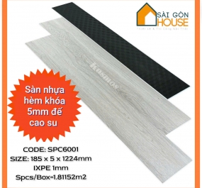 Sàn nhựa hèm khóa Kosmos SPC6001 (5mm) - Giá: 286.000 đ/m2