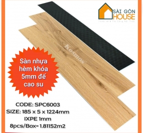 Sàn nhựa hèm khóa Kosmos SPC6003 (5mm) - Giá: 286.000 đ/m2