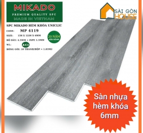 Sàn nhựa hèm khóa Mikado MP-4119 (6mm) - Giá 280.000 đ/m2 