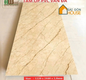 Tấm Ốp Tường Giả Đá Pvc Hwood  