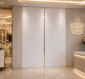 Tấm ốp Tường Than Tre Trắng Nhủ N-01