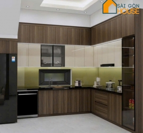 Tủ Bếp Nhựa Đặc Acrylic
