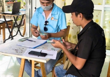 Chốt cọc công trình tại Bến Tre