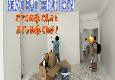 Khảo sát - Chốt đơn 6Tủ Bếp Khu Đô Thị Vạn Phúc City