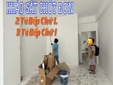 Khảo sát - Chốt đơn 6Tủ Bếp Khu Đô Thị Vạn Phúc City