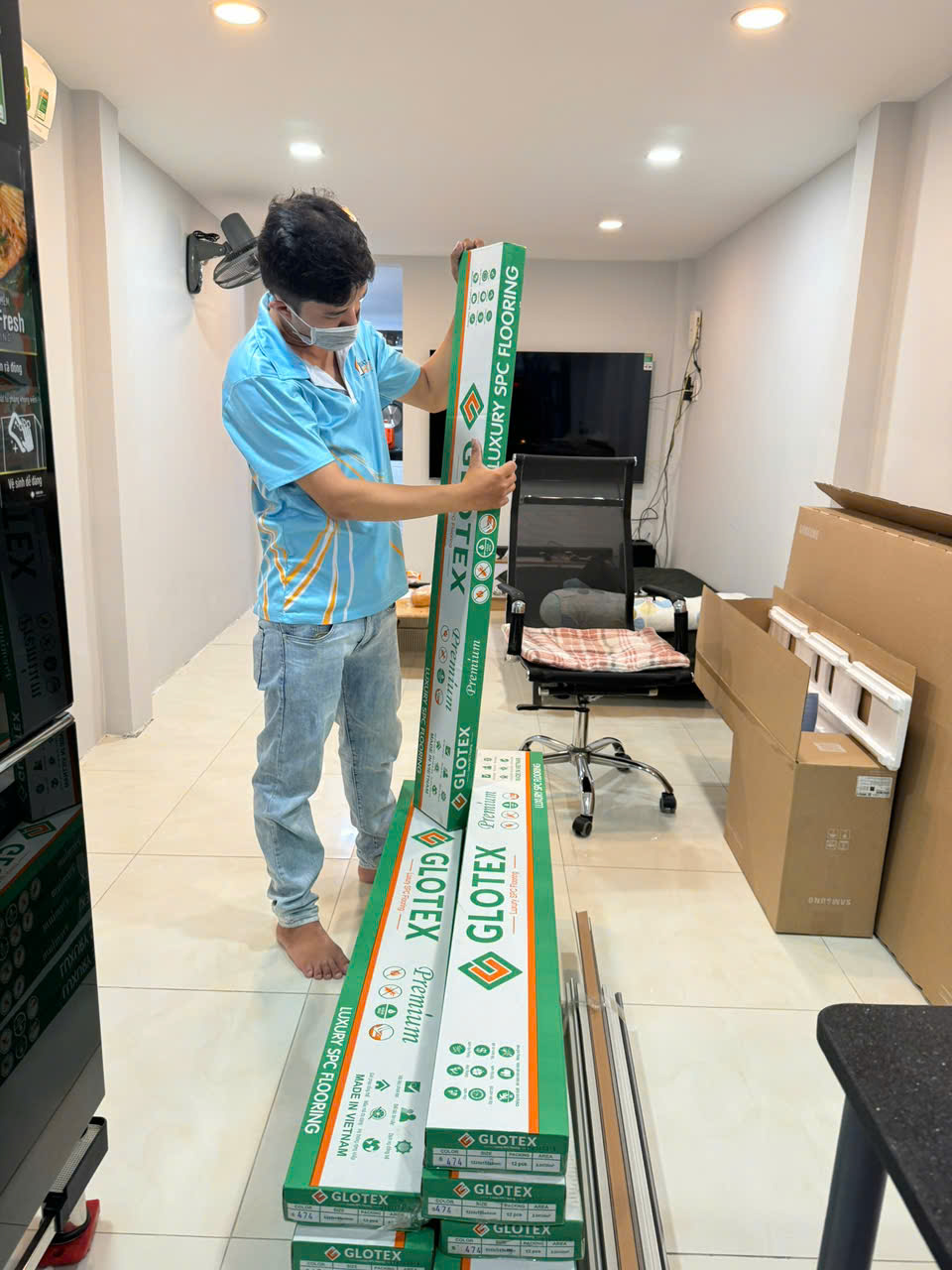 Cung cấp vật tư sàn nhựa giá tại kho